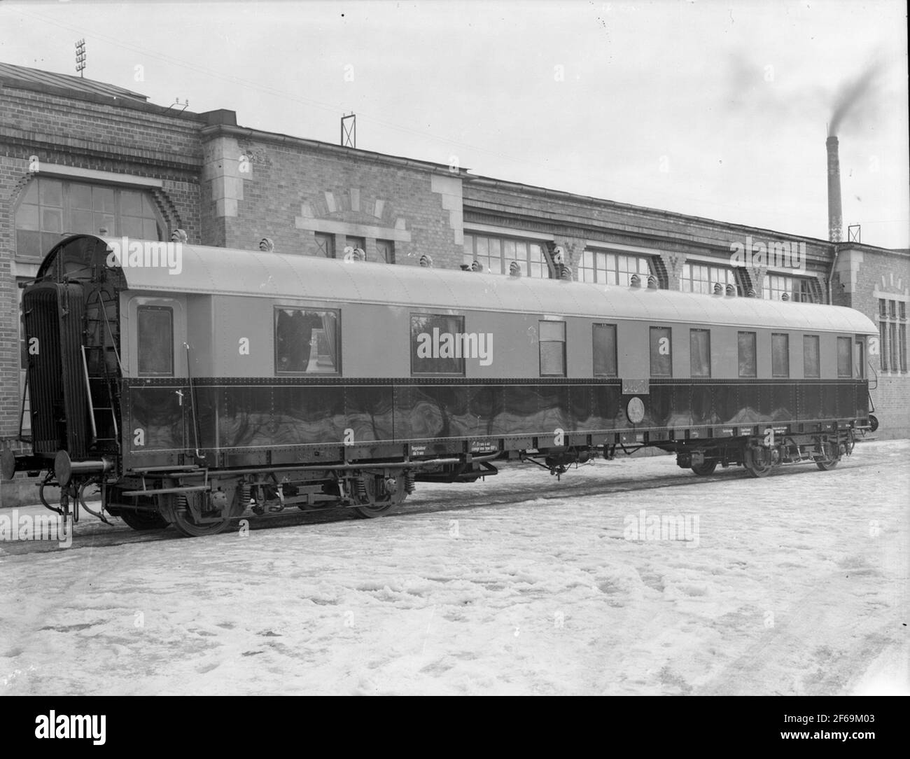 Pullmanvagn iranien. Nohab Best 62154 Banque D'Images