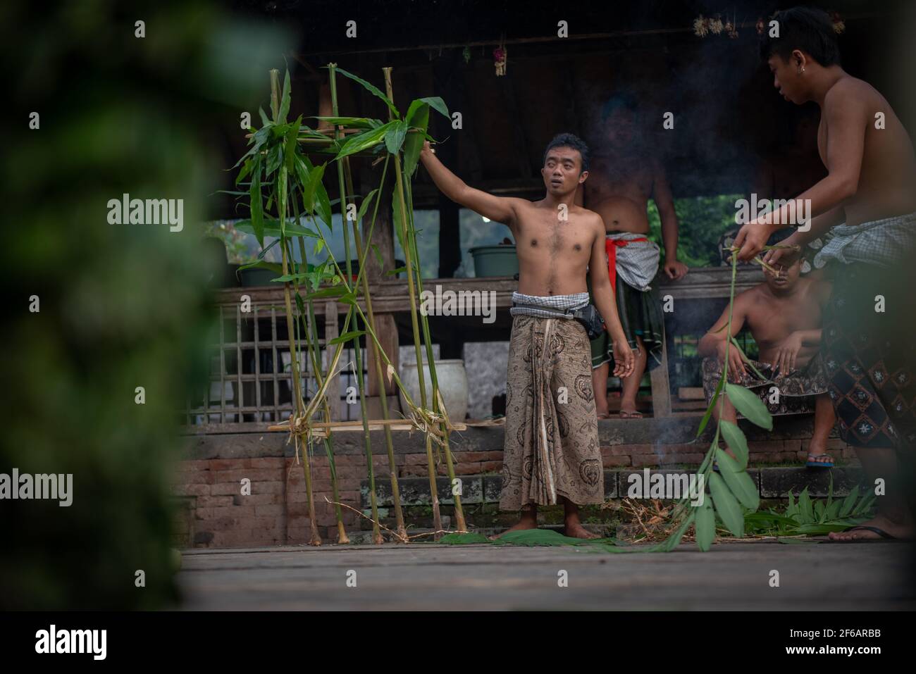 Tenganan, Bali / Indonésie - Mai 25 2016 : atmosphère d'harmonie dans le village de tenganan bali Banque D'Images