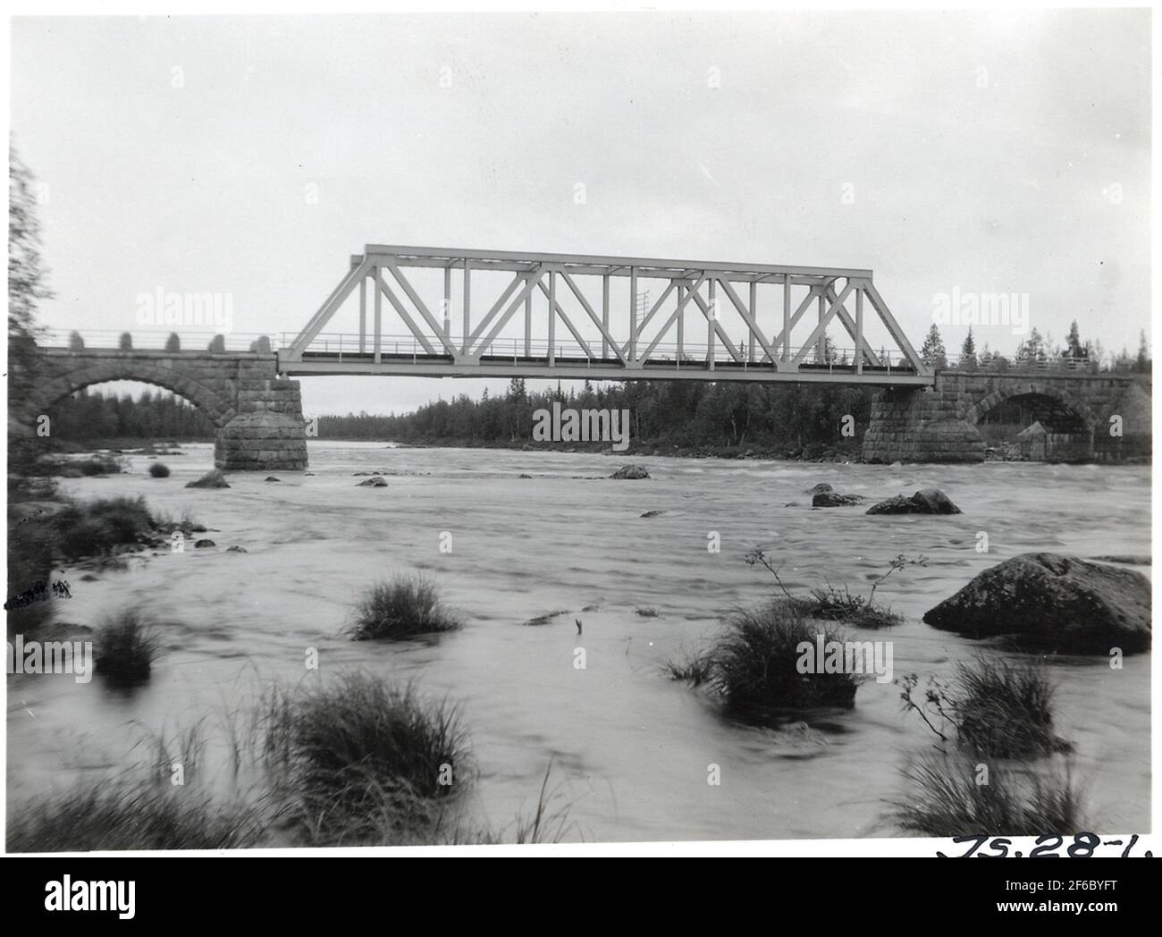 Pont sur lune de voym. Banque D'Images