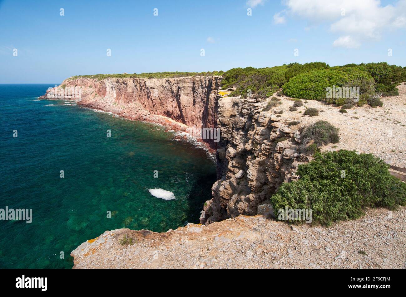 Mezzaluna, Carloforte, île St Pietro, Carbonia - quartier Iglesias, Sardaigne, Italie, Europe Banque D'Images