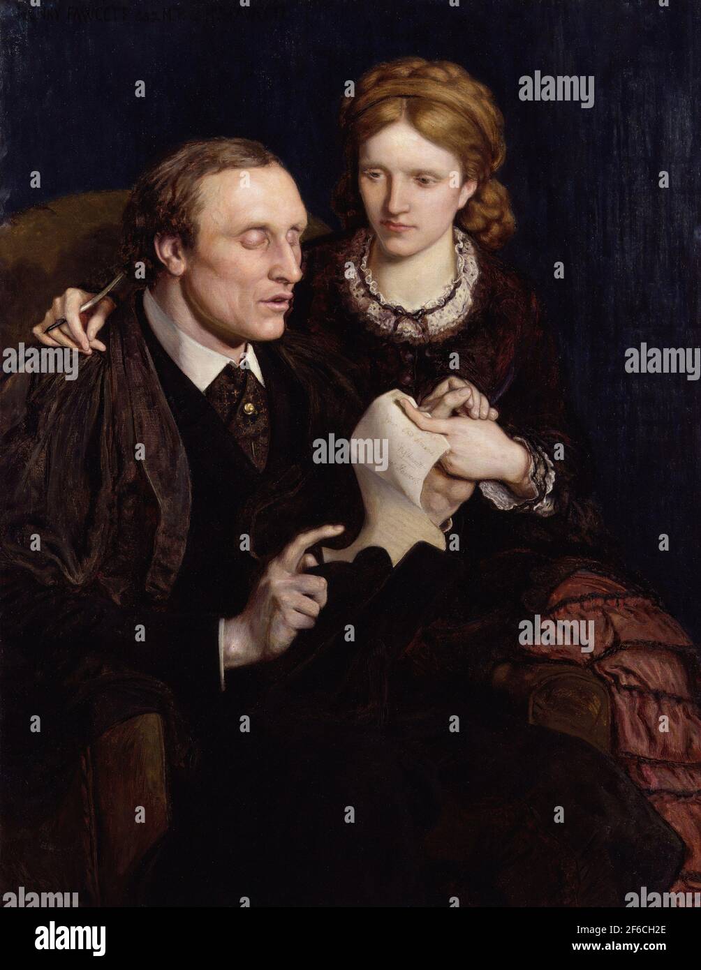 Ford Madox Brown - Henry Fawcett Dame Millicent Garrett Fawcett Banque D'Images