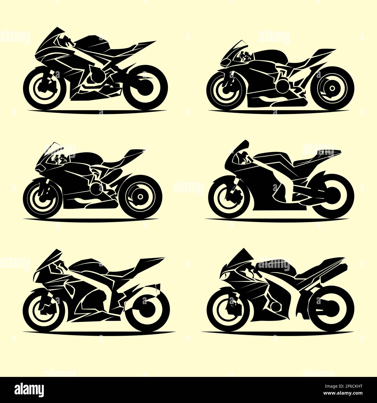 Moto sport moto technic dessin. vector icon Illustration de Vecteur