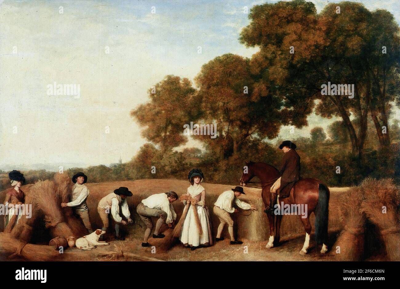 George Stubbs - récolte 1785 Banque D'Images