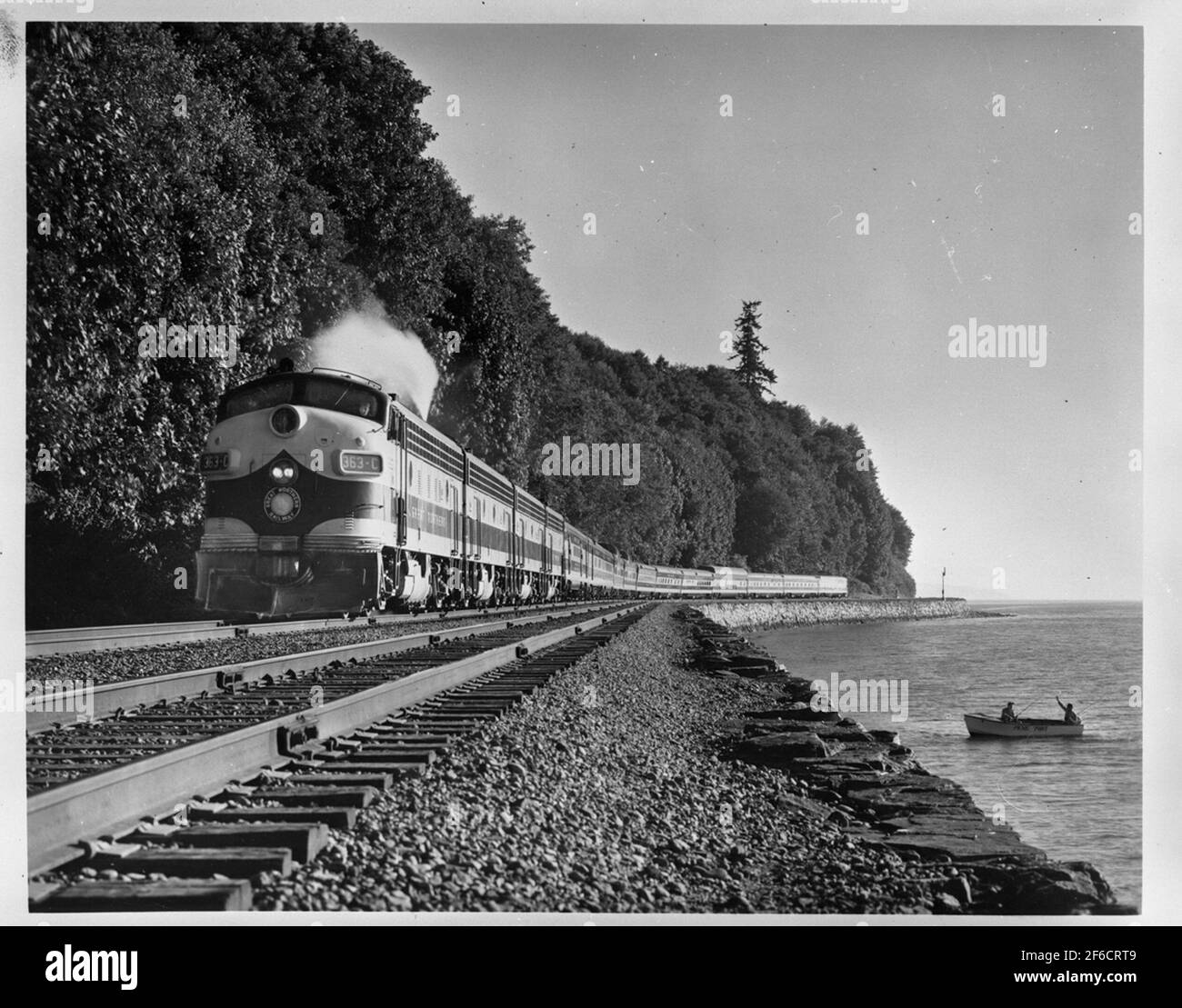 Great Northern Railway, GN, « The Empire Builder ». Banque D'Images