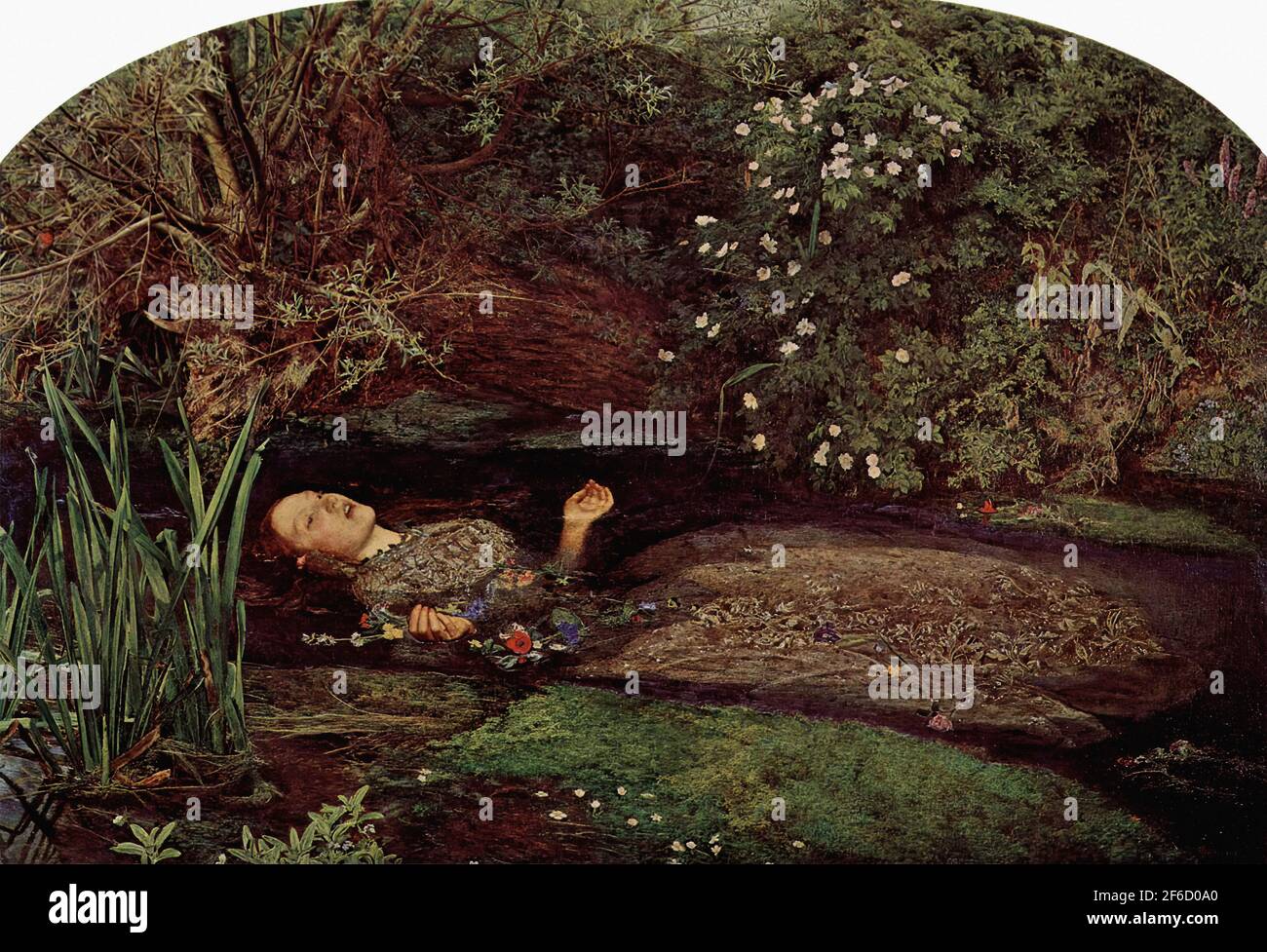John Everett Millais - Ophelia 1852 Banque D'Images