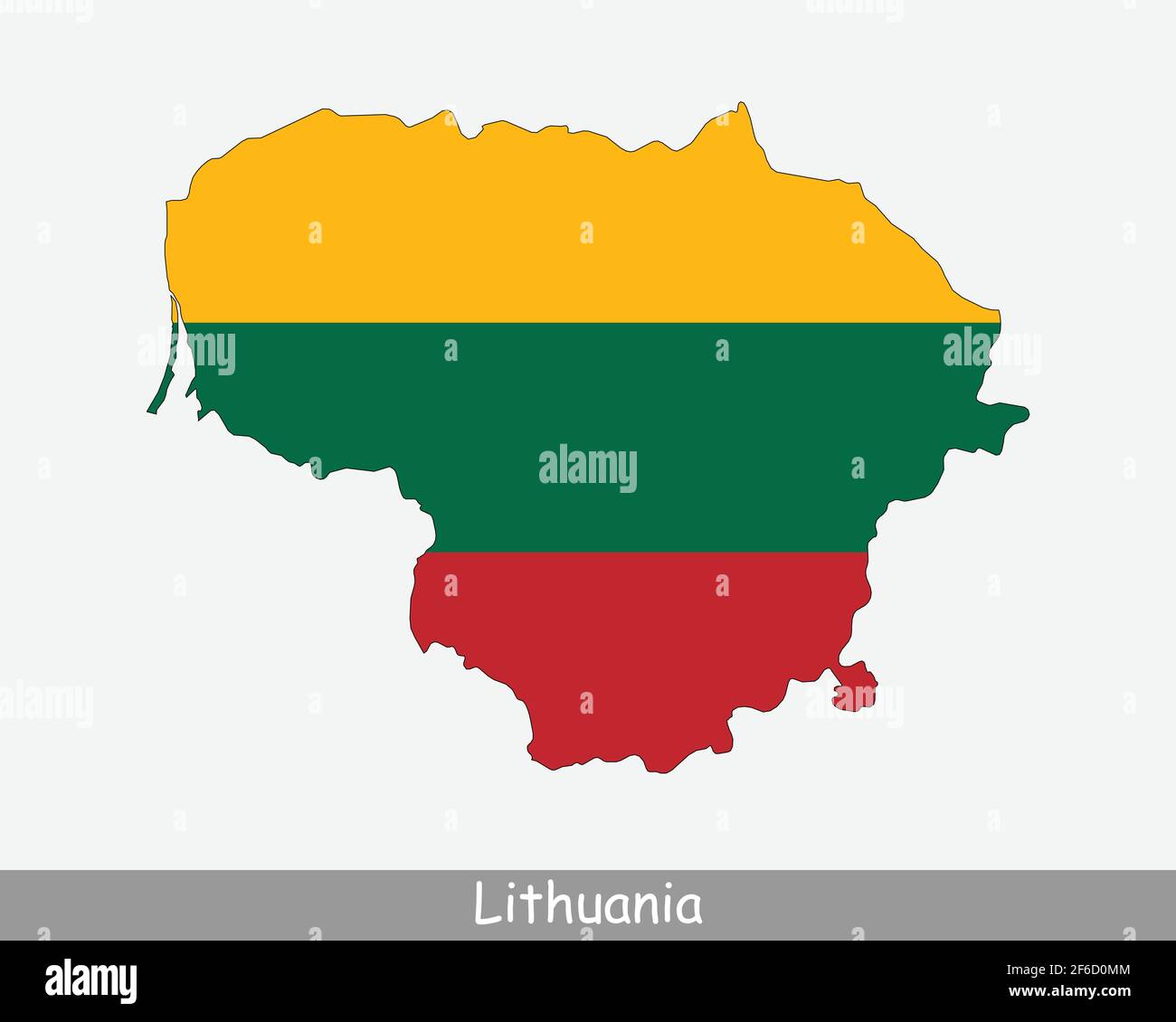 LITUANIE Carte-Drapeau LITUANIEN Lietuva VInyle Sticker Autocollant