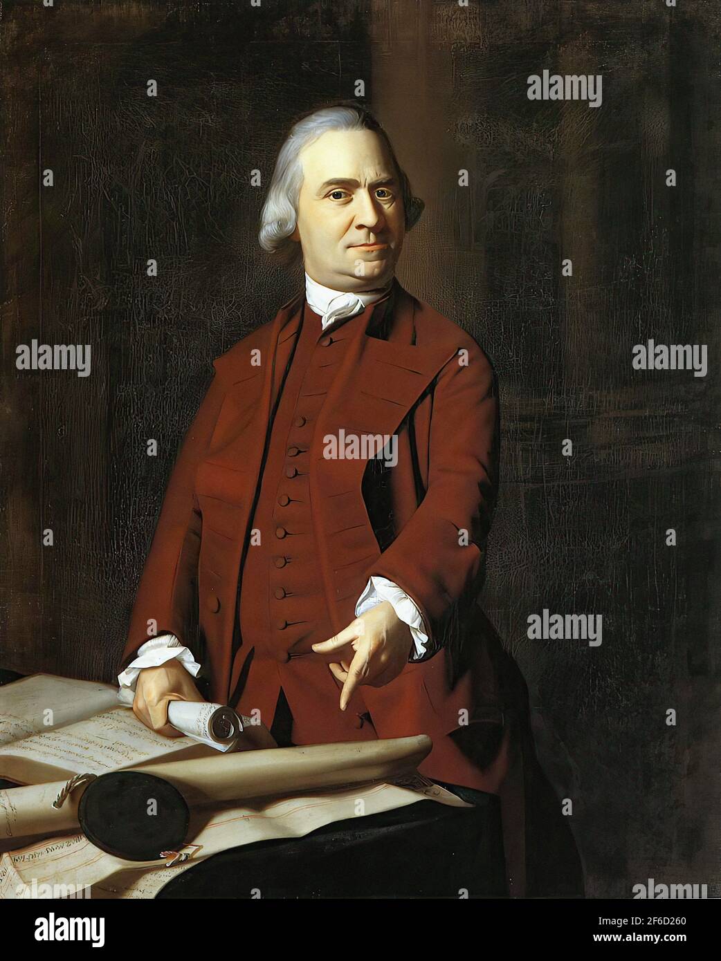 John Singleton Copley - Samuel Adams C 1772 Banque D'Images