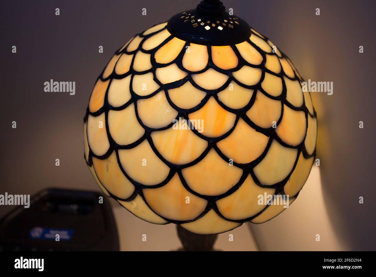 Abat-jour ananas Banque D'Images