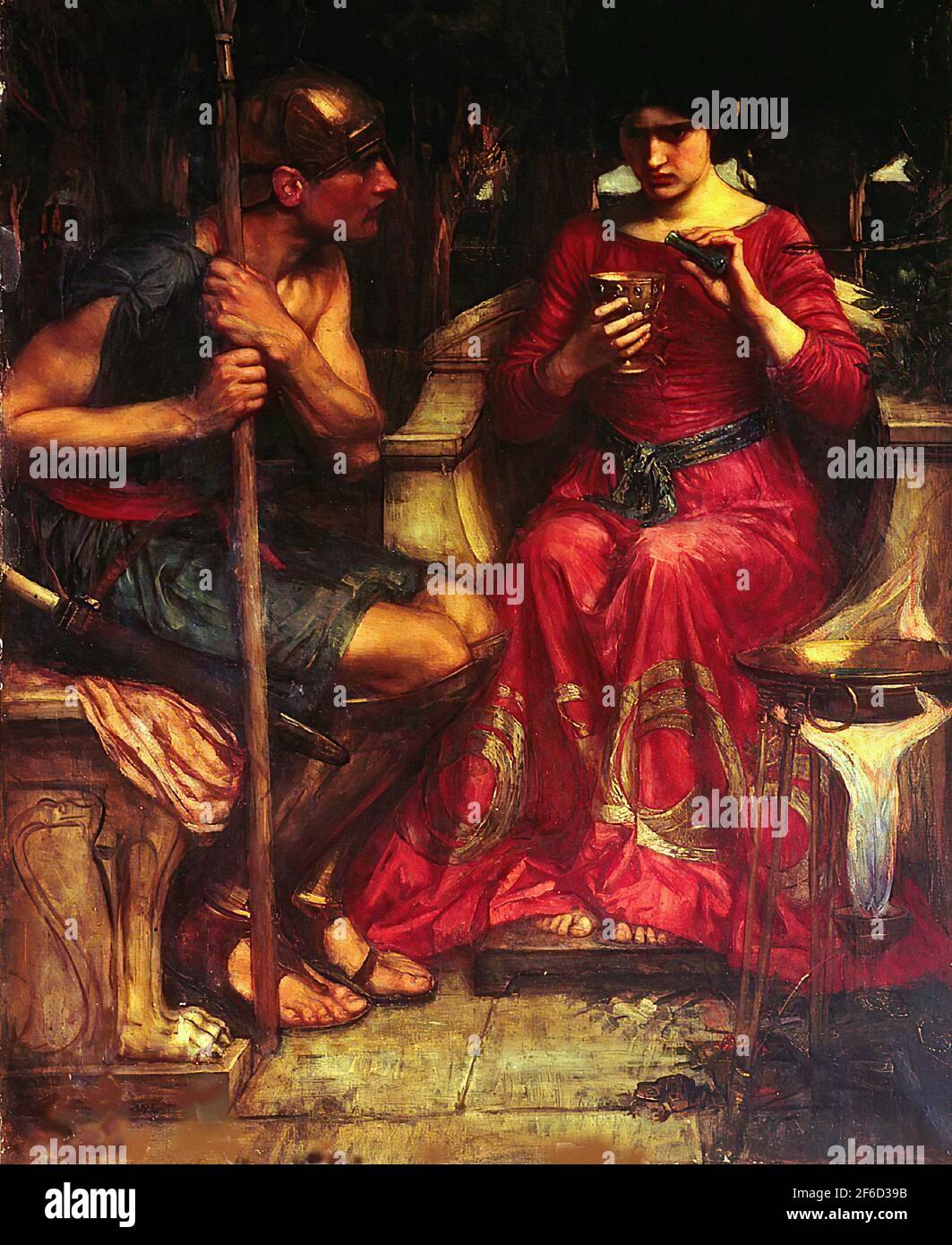 John William Waterhouse - Jason Medea 1907 Banque D'Images