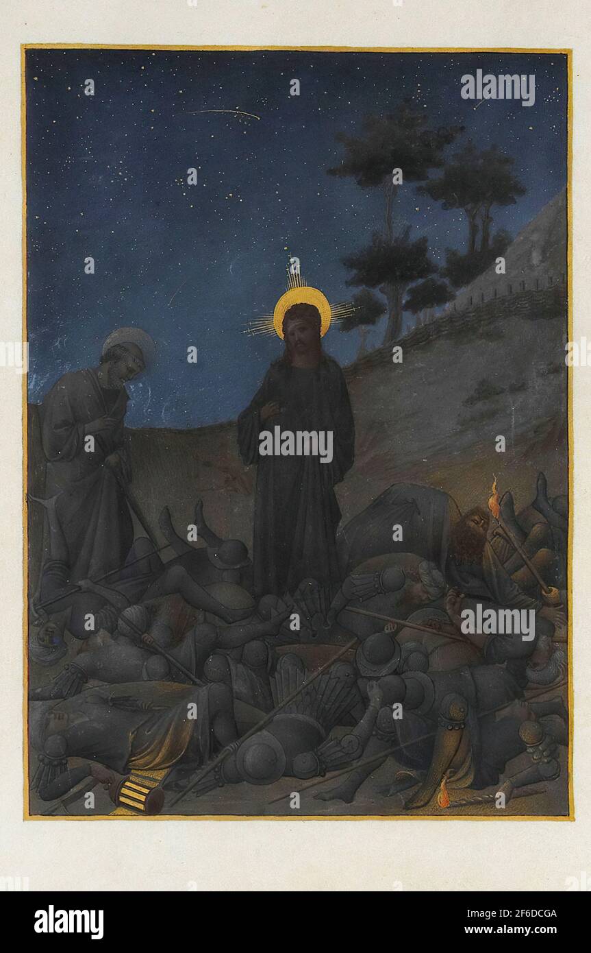 Frères Limbourg - Christ Gethsemane Banque D'Images