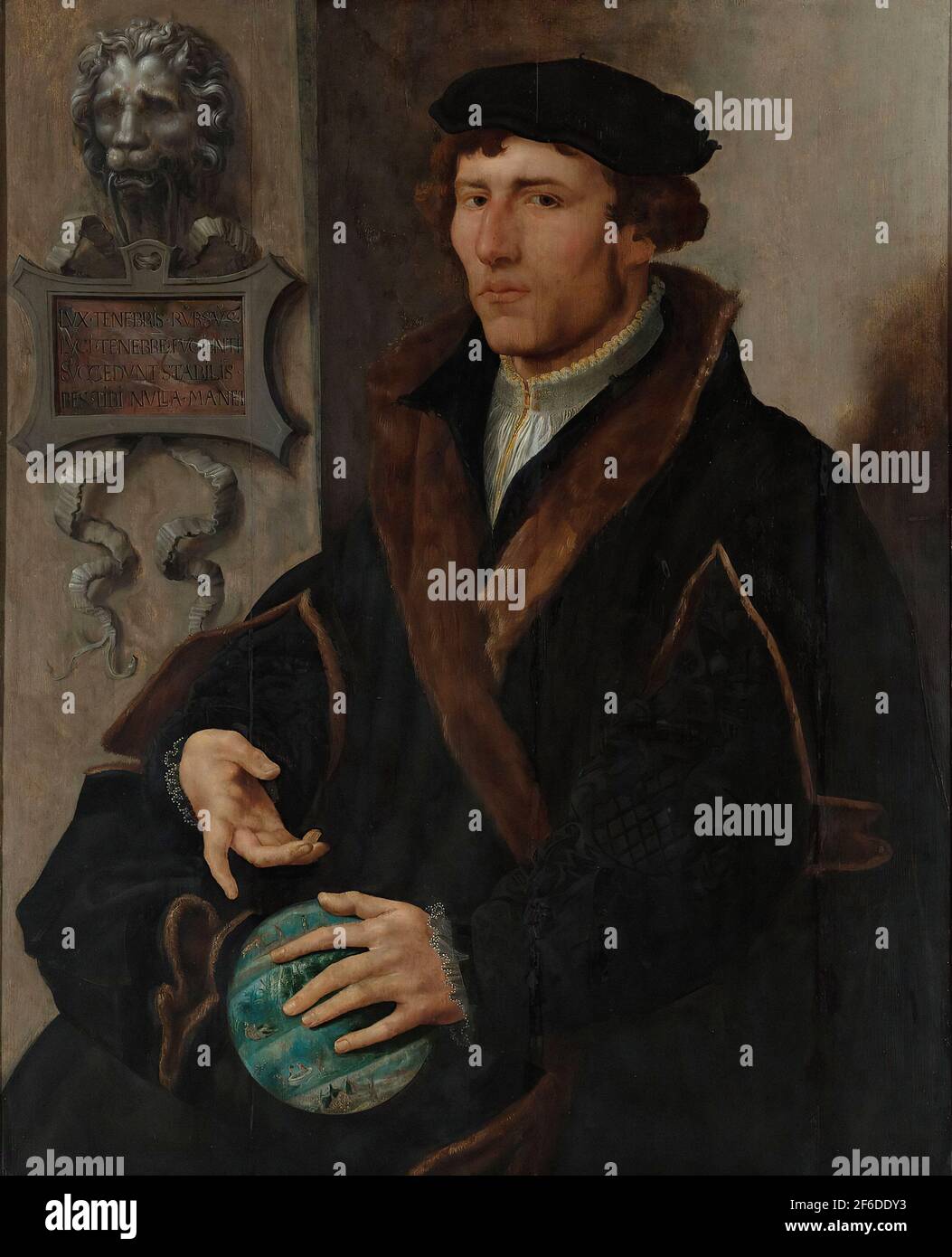 Maarten van Heemskerck- Portrait Reinerus Frisius Gemma C 1543 Banque D'Images