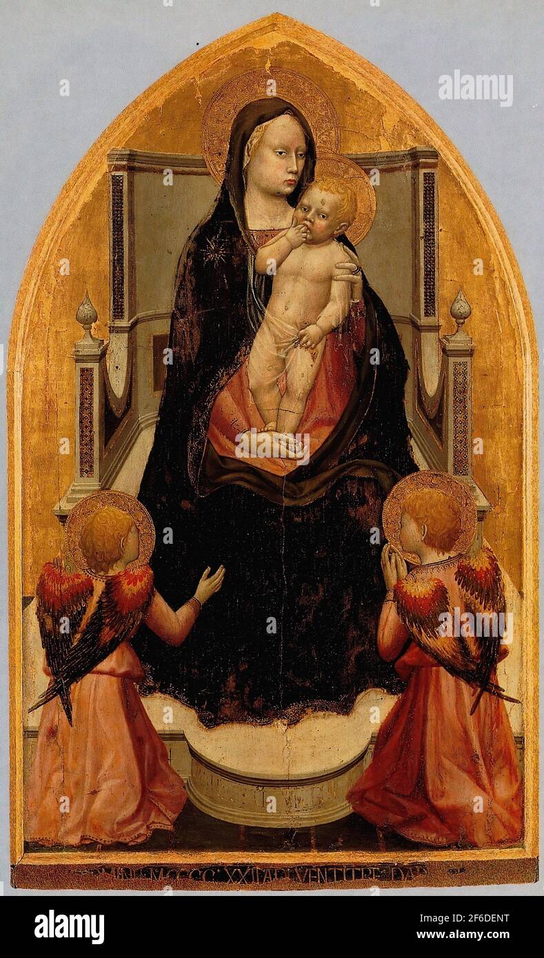 Masaccio - San Giovenale Triptyque Panneau Central 1423 Banque D'Images