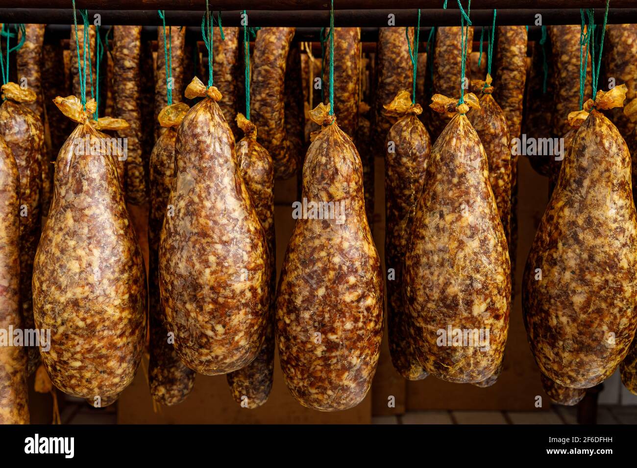 saucisse fumée de hesse en allemagne Banque D'Images