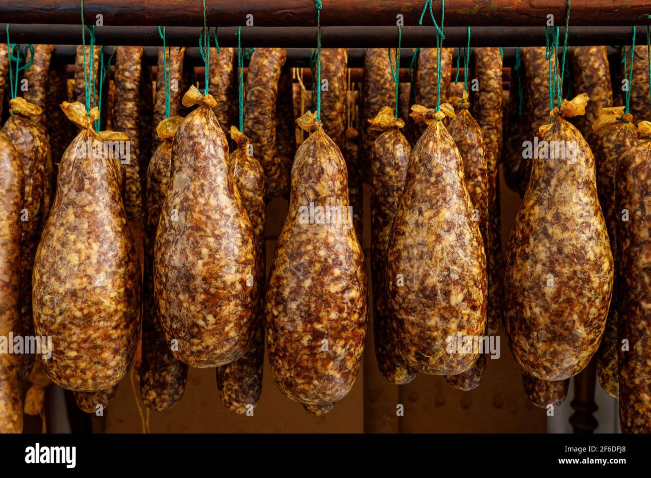 saucisse fumée de hesse en allemagne Banque D'Images
