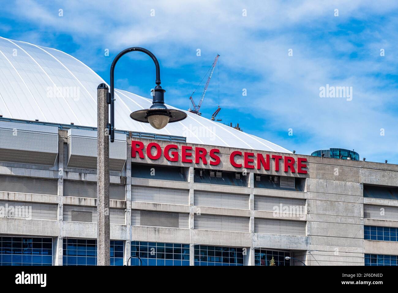 Panneau Rogers Centre dans le stade d'origine du Blue Équipe de baseball Jays Banque D'Images