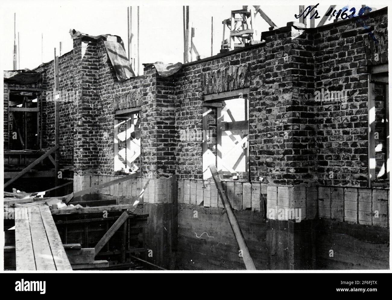 Construction de la station de transformation à Sundsvall. Banque D'Images