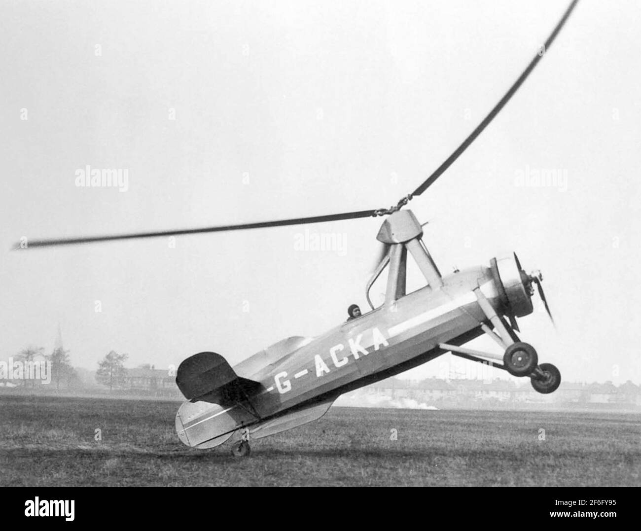 CIERVA C. 30A wingless autogyro vers 1934 Banque D'Images