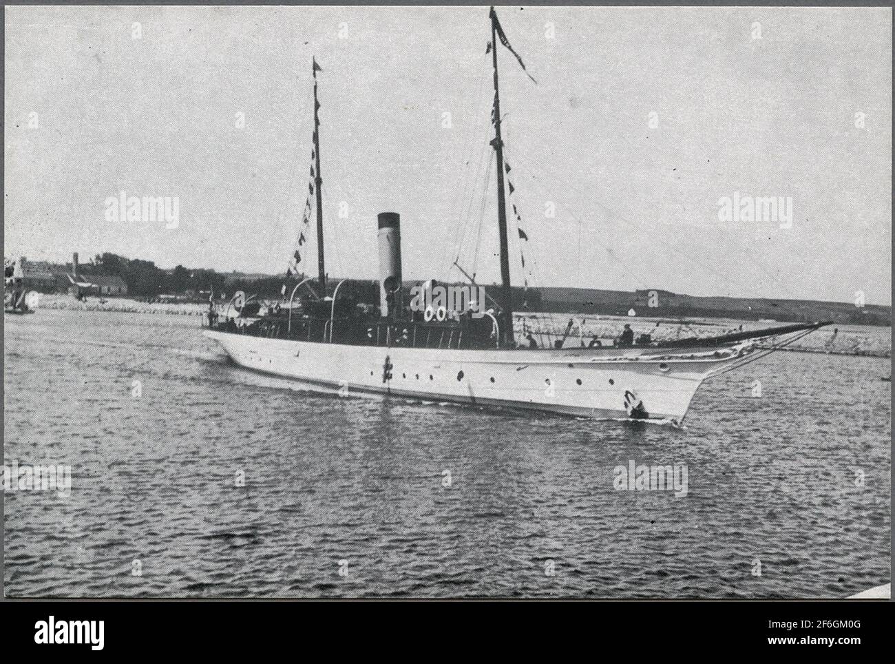 Kong Christian 'Virgin Roest Stretch Simrishamn - Bornholm. Banque D'Images