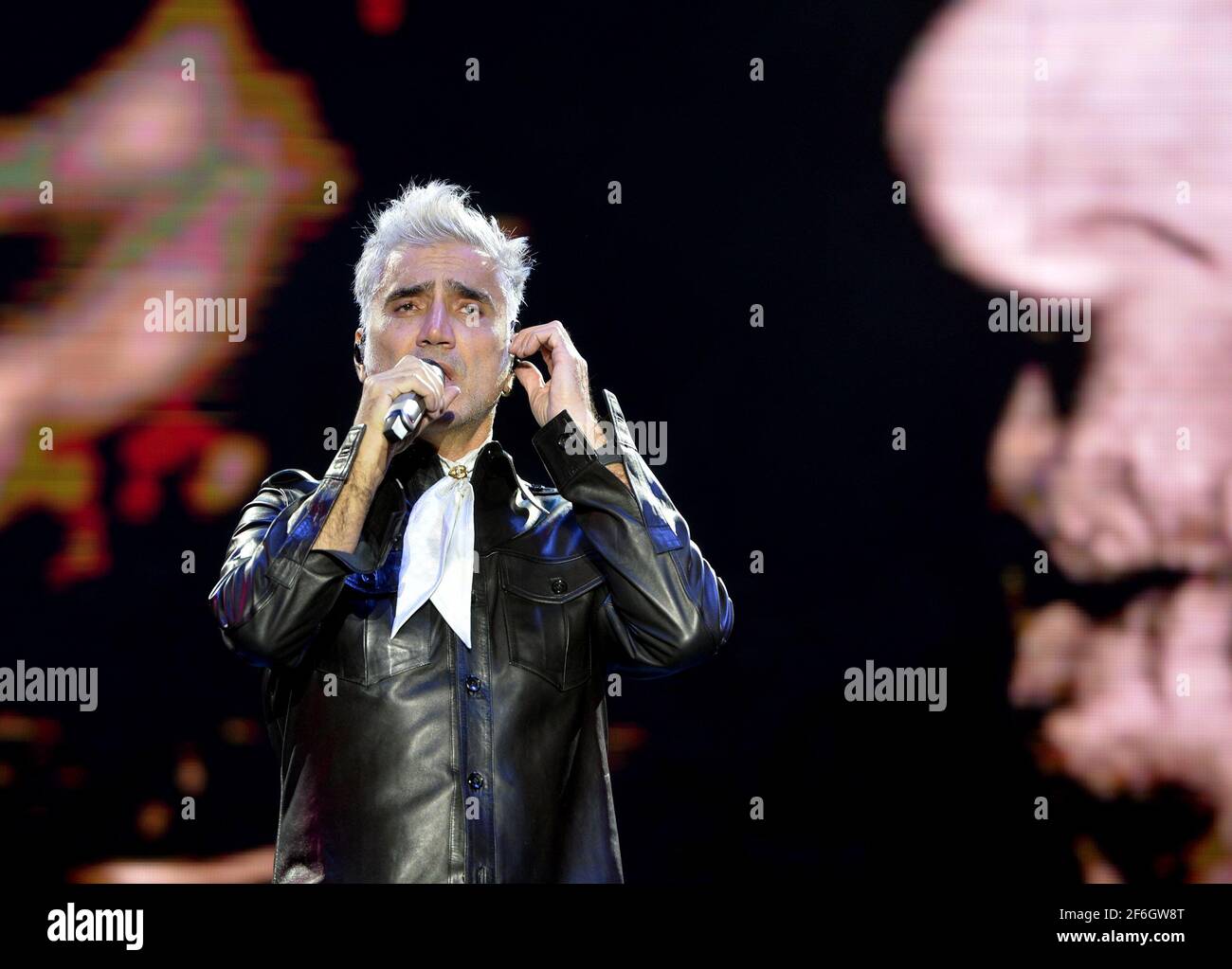 Ballade et chanteur de Mariachi Alejandro Fernandez, lors de son concert au  Festival Alfonso Ortiz Tirado, FAOT à Alamos, Sonora, le 25 janvier 2020.  (Photo: NortePhoto.com El cantante de balada y mariachi