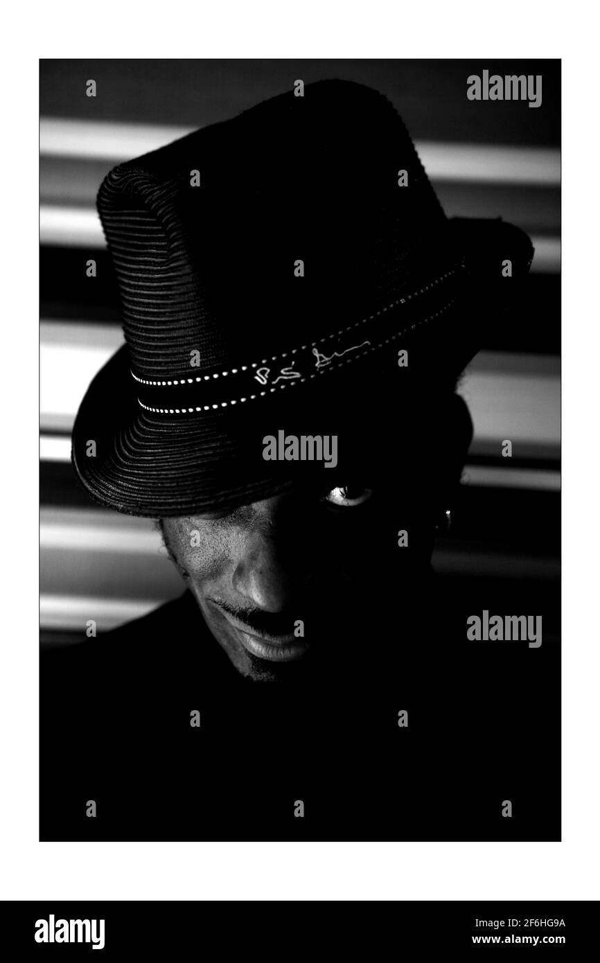 AMP FIDDLER..... dans un hôtel à Londres.photo de David Sandison The Independent Banque D'Images