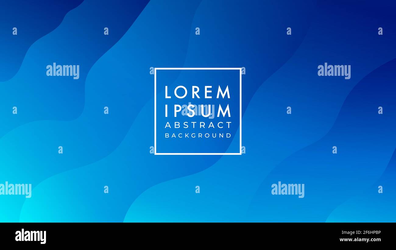 Liquide ondulé minimal, illustration du vecteur sous l'eau. Dégradé de couleur bleu foncé à vert vif. Modèle de conception d'arrière-plan abstrait. Illustration de Vecteur