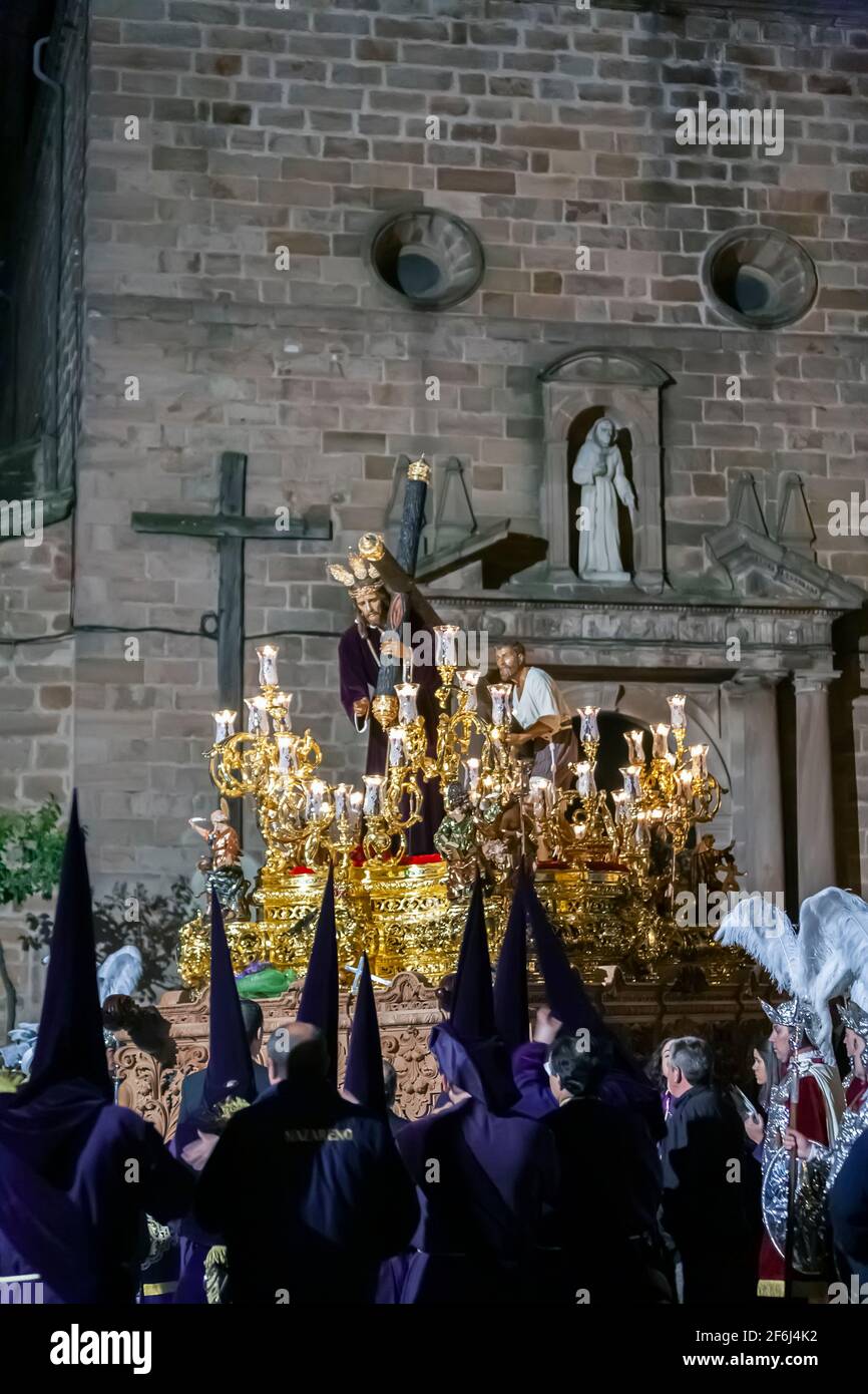 Fraternité de notre père Jésus Nazareno, Linares, Jaen, Espagne Banque D'Images