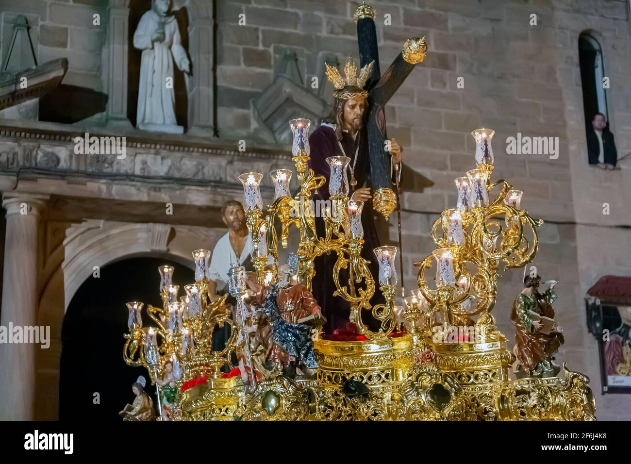 Fraternité de notre père Jésus Nazareno, Linares, Jaen, Espagne Banque D'Images