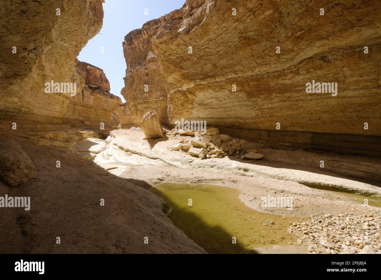 Tamerza canyon, Tozeur, Tunisie Banque D'Images
