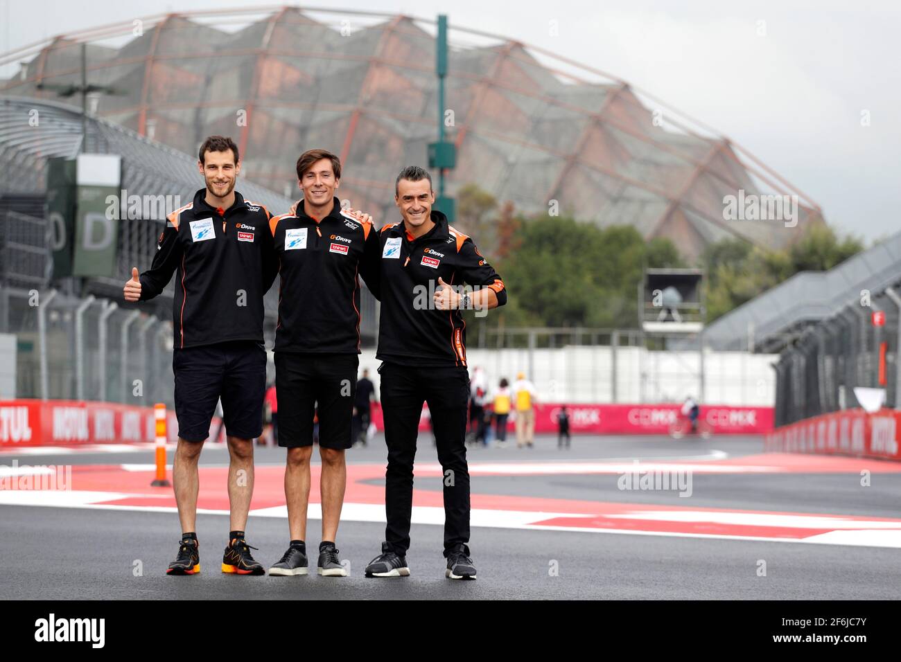 26 RUSINOV Roman (rus), THIRIET Pierre (fra), LYNN Alex (gbr), Oreca 07 Gibson team G-Drive course, ambiance pendant le Championnat du monde d'endurance WEC de la FIA 2017, 6 heures du Mexique du 1er au 3 septembre - photo Clement Marin / DPPI Banque D'Images