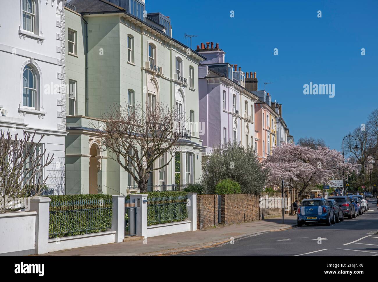 Regents Park Road Prmrose Hill Nord de Londres Banque D'Images