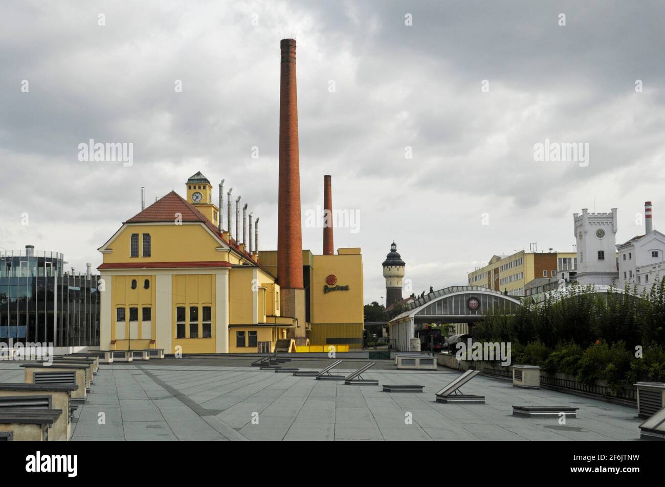 Brasserie Pilsner Urquell et musée à Pilsen (Plzeň), République tchèque Banque D'Images