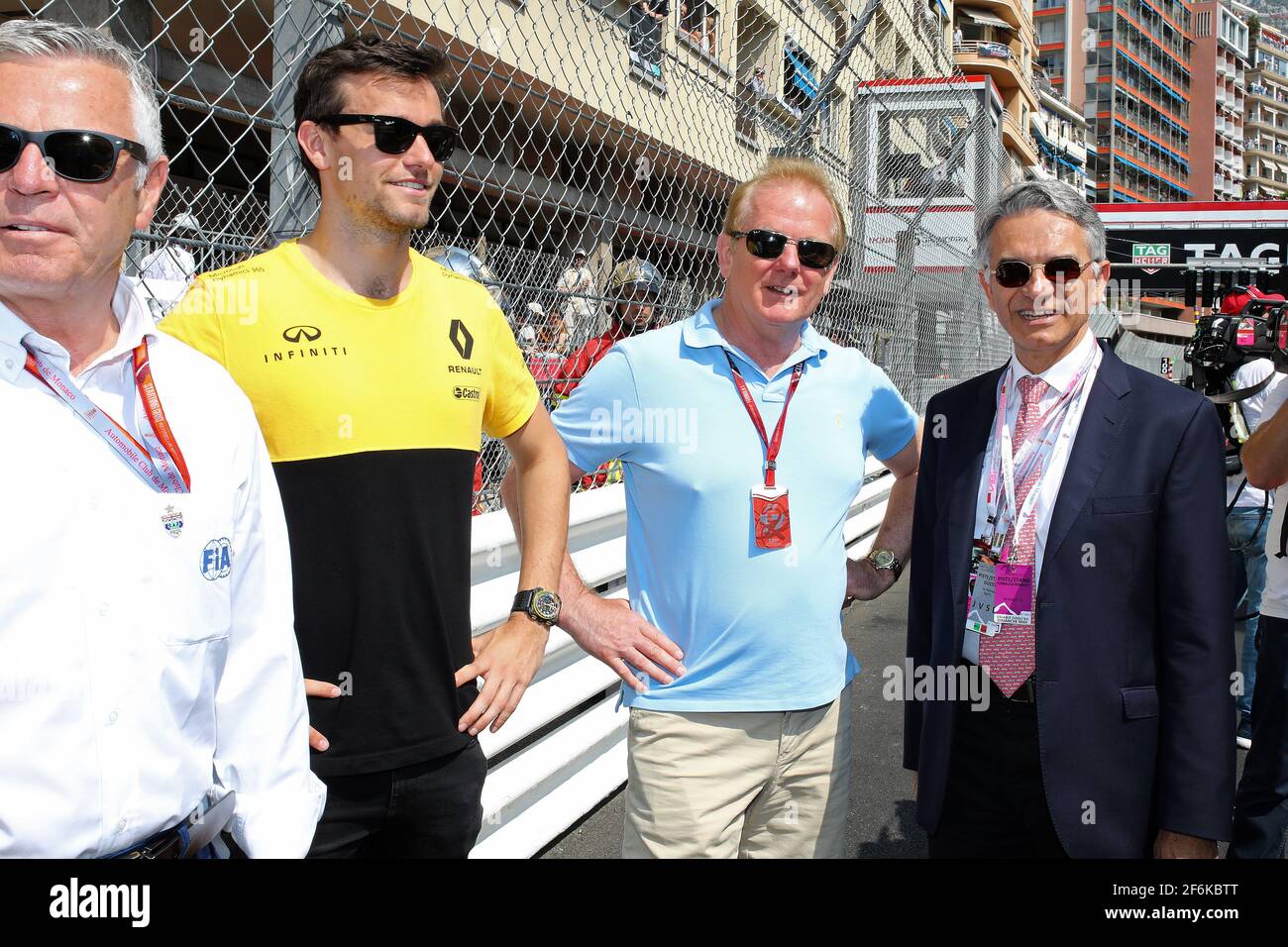 PALMER Jolyon, Jonathan Palmer, Patrice Ratti, Directeur général de Renault Sport ambiance portrait, lors de la course Formule Renault 2.0 24 à Monaco du 28 au 2017 mai, à Monaco - photo Gregory Lenormand / DPPI Banque D'Images