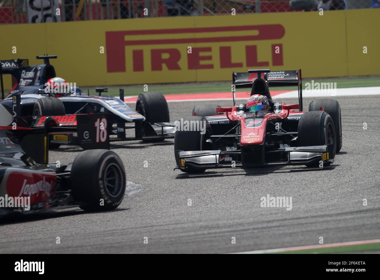07 MATSUSHITA Nobuharu, Grand Prix d'Art, action pendant le championnat 2017 de Formule 2 de la FIA, Bahreïn à Sakhir du 14 au 16 avril - photo Antonin Vincent / DPPI Banque D'Images