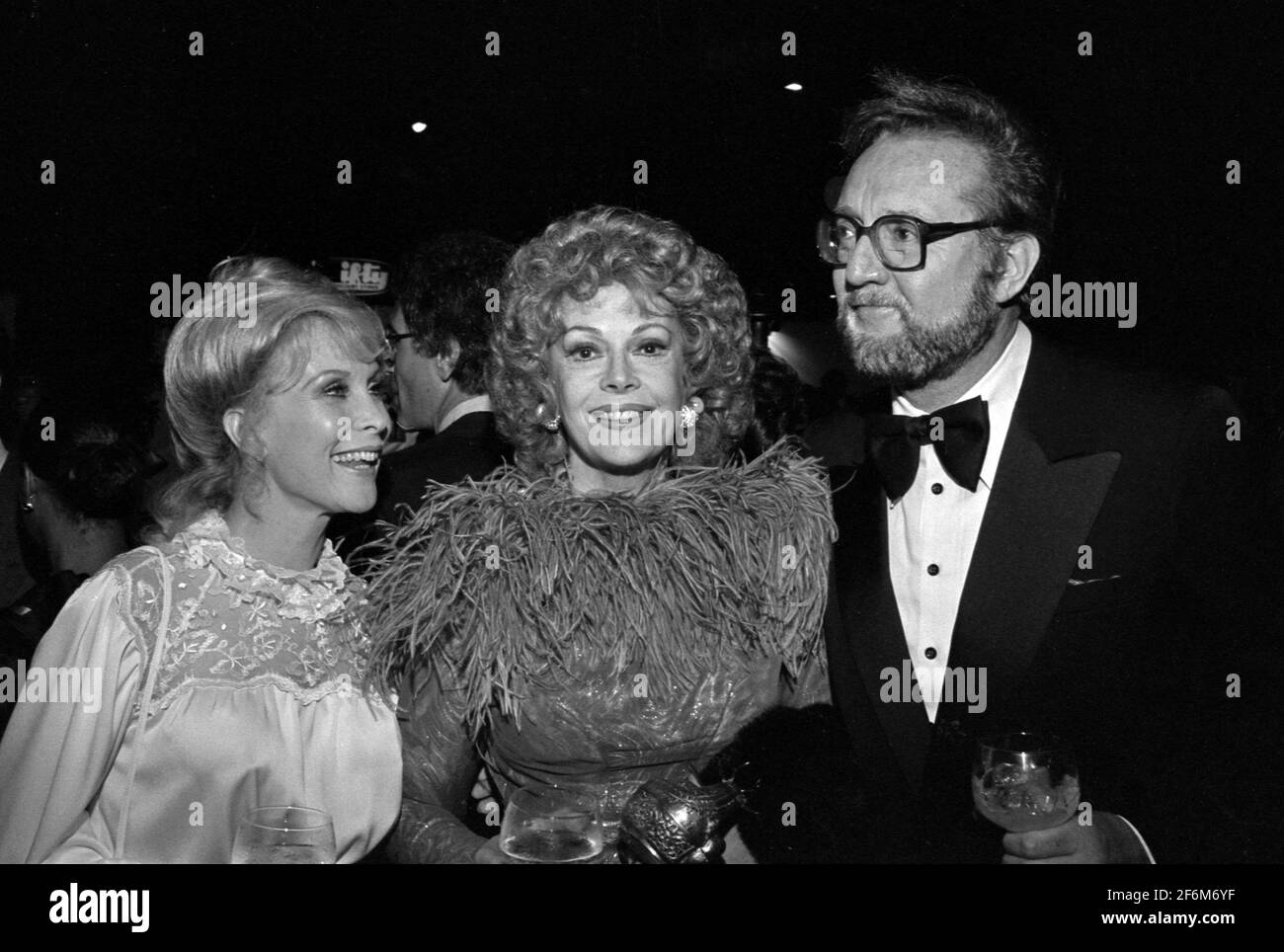 Barbara Eden, Jayne Meadows et Steve Alllen Circa années 1980. Crédit: Ralph Dominguez/MediaPunch Banque D'Images