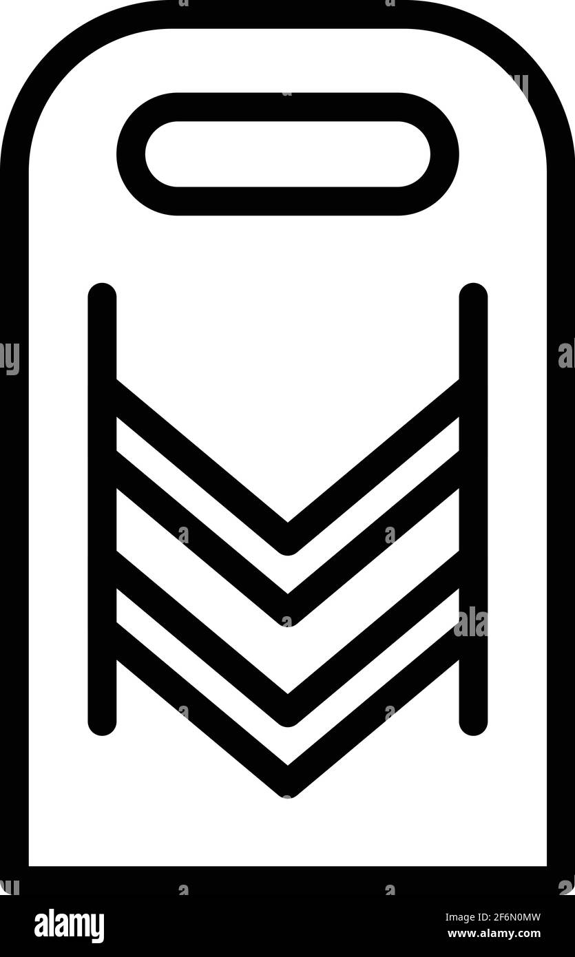 Icône coupe-légumes. Contour de l'icône vecteur de coupe de légumes pour la conception de la bande isolée sur fond blanc Illustration de Vecteur