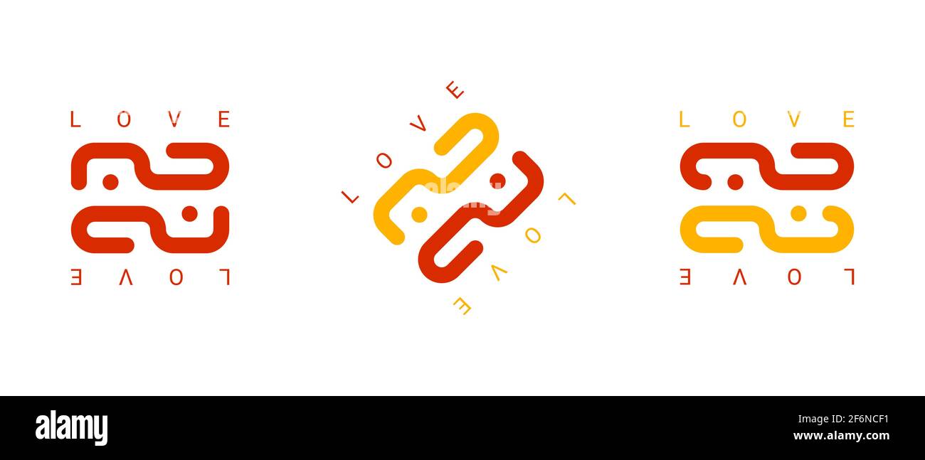 Carre Calligraphie Kufic Comme Ornement Base Sur Le Mot Amour En Arabe Isole Sur Fond Blanc Illustration Vectorielle Image Vectorielle Stock Alamy
