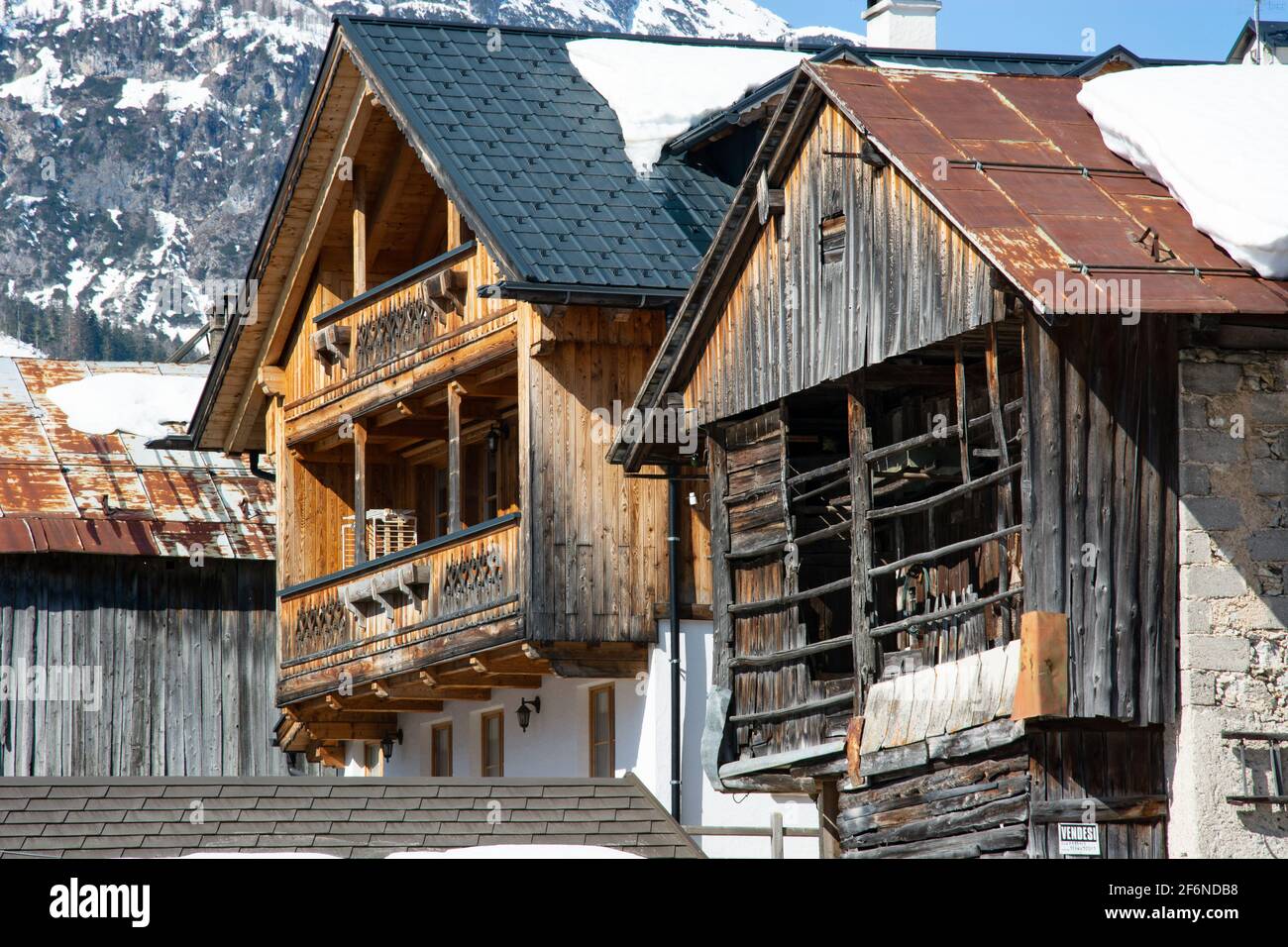 La belle Sappada dans Friuli Venezia Giulia Banque D'Images