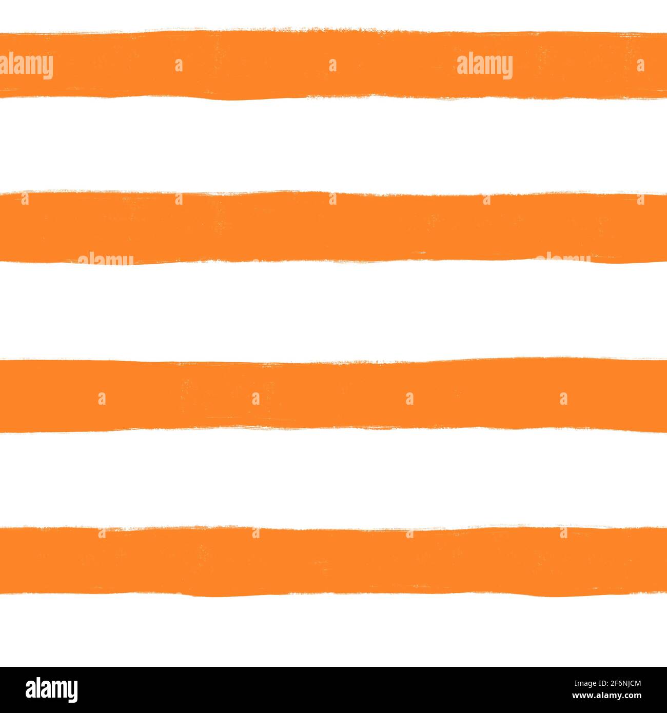Arrière-plan abstrait avec lignes peintes sans couture. Bandes dorées orange lignes ondulées de trait de pinceau répétant l'arrière-plan. Toile de fond à rayures horizontales Banque D'Images
