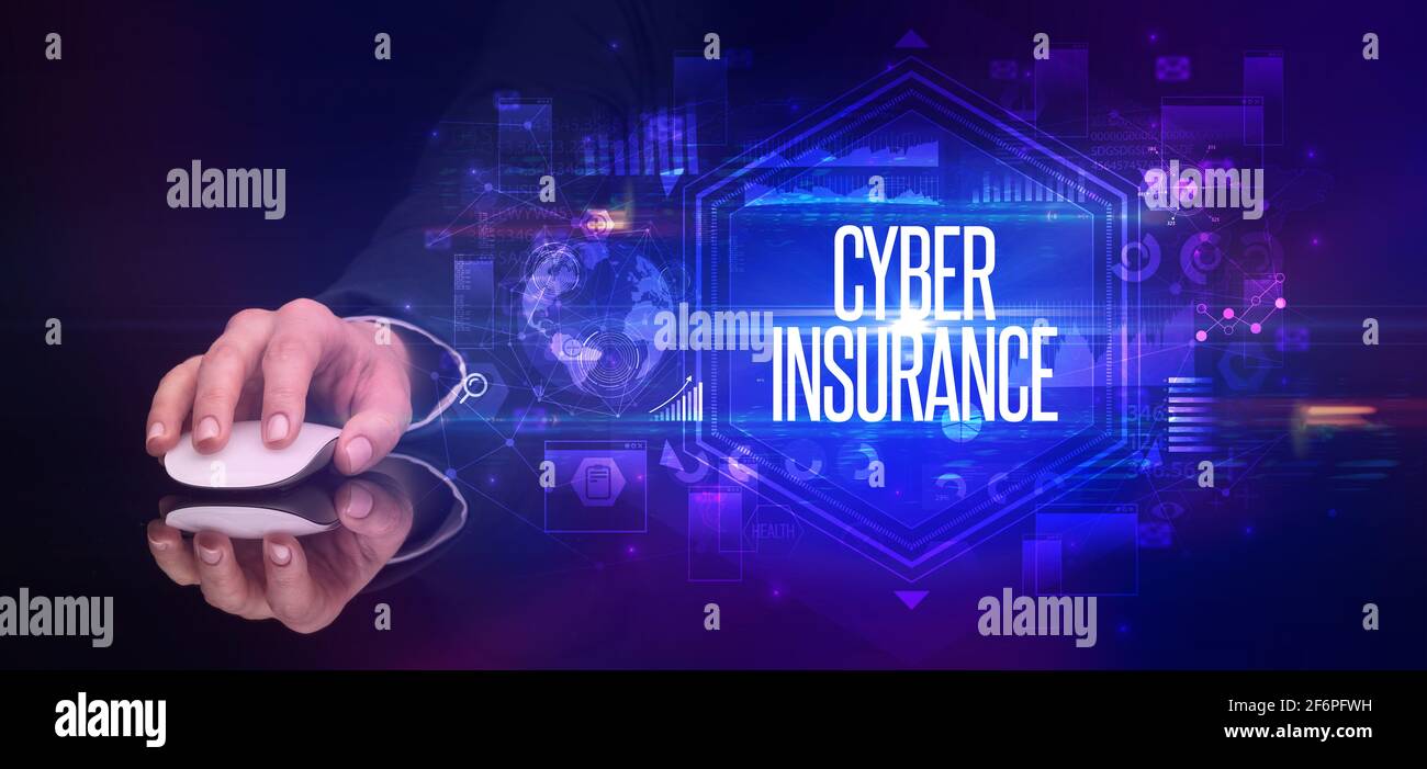 périphérique sans fil portable, concept de cyber-sécurité Banque D'Images