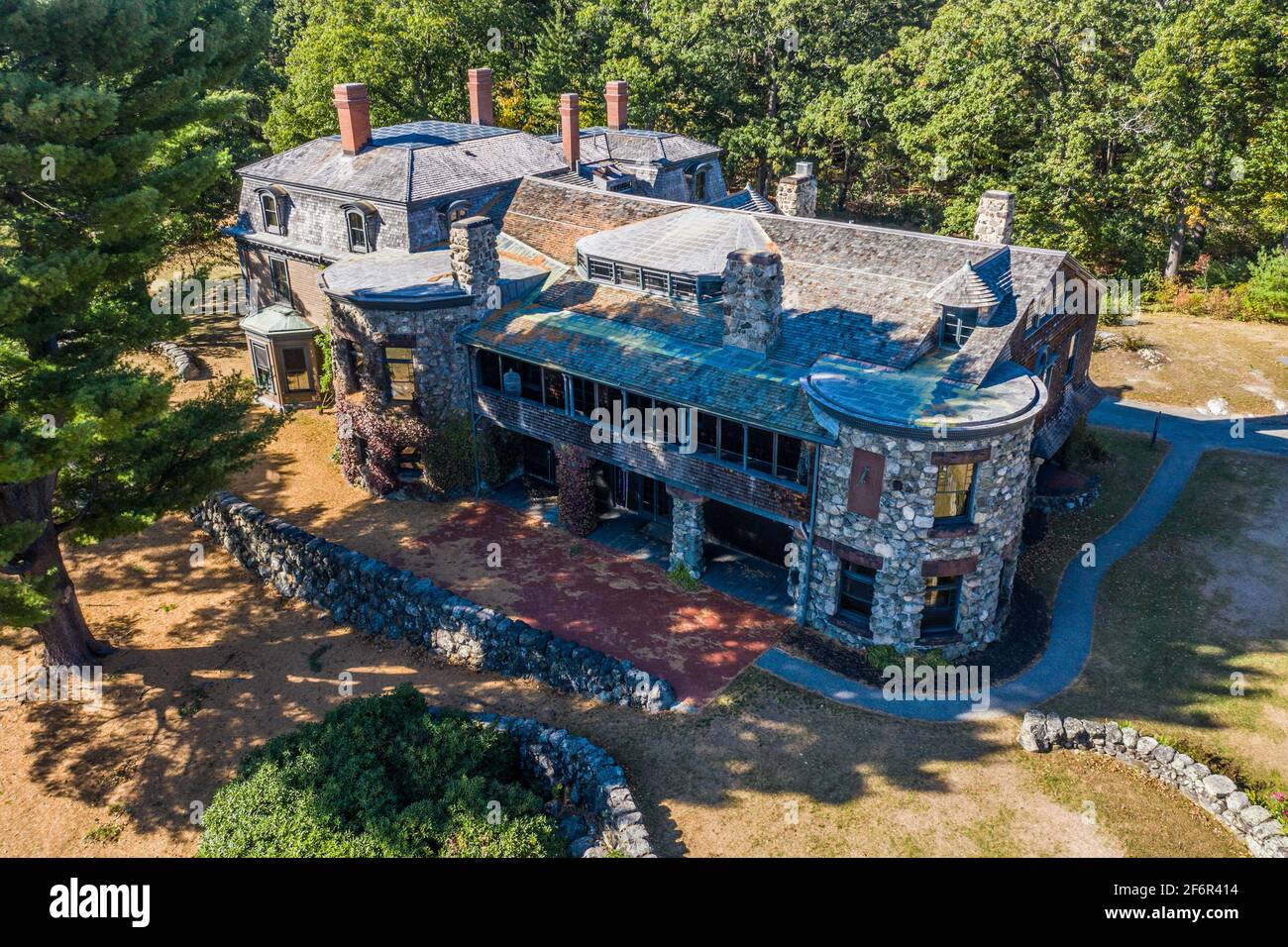 Stonehurst, The Robert Treat Paine Estate, Waltham, Massachusetts, États-Unis Banque D'Images