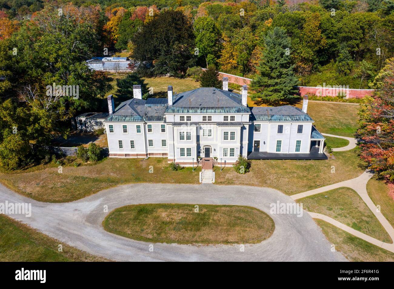 Lyman Estate, Waltham, Massachusetts, États-Unis Banque D'Images