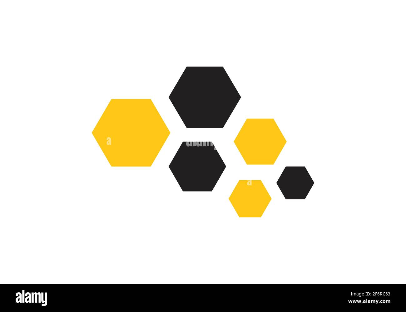 Logo Bee concepts illustration vectorielle. Modèle abstrait graphique d'icône d'abeille Illustration de Vecteur