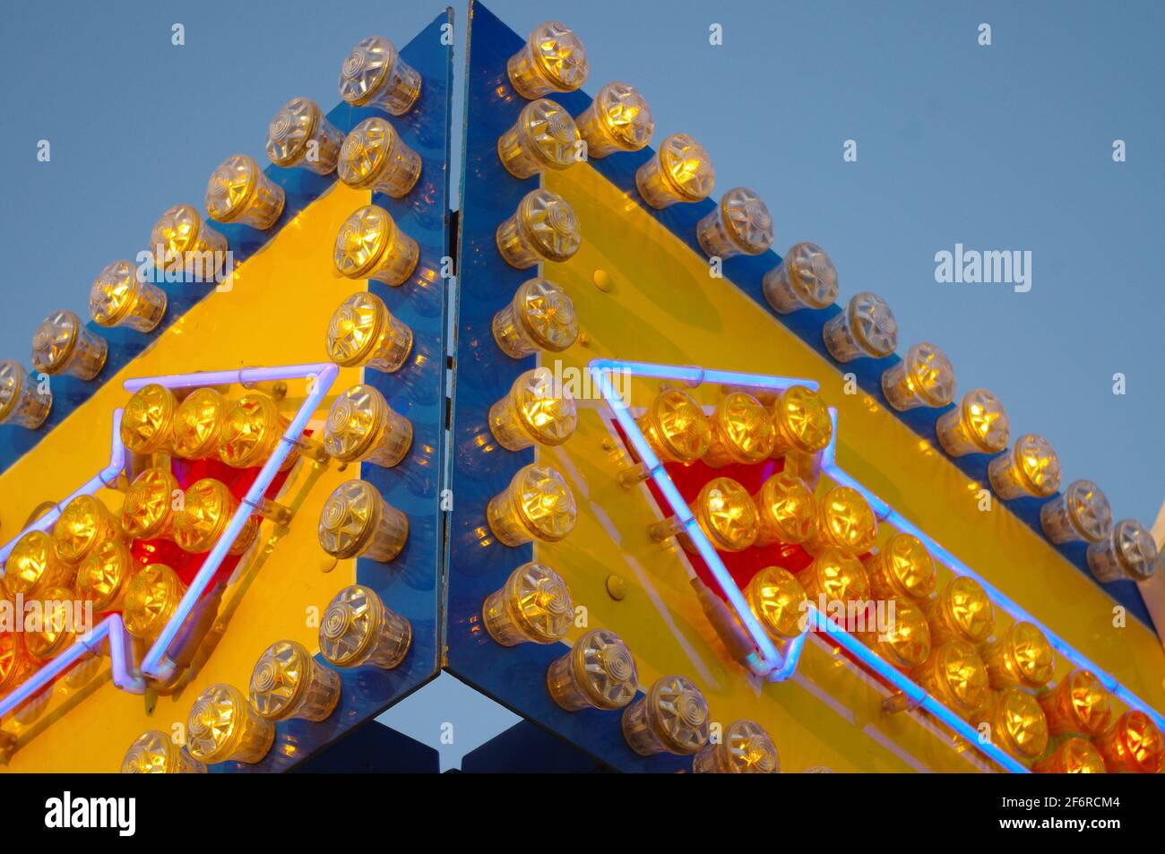 flèches du champ de foire Banque D'Images