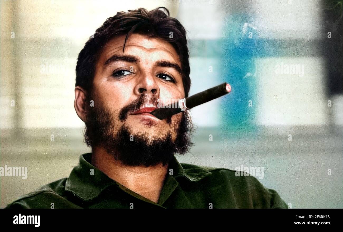 Ernesto Che Guevara en couleur Banque D'Images
