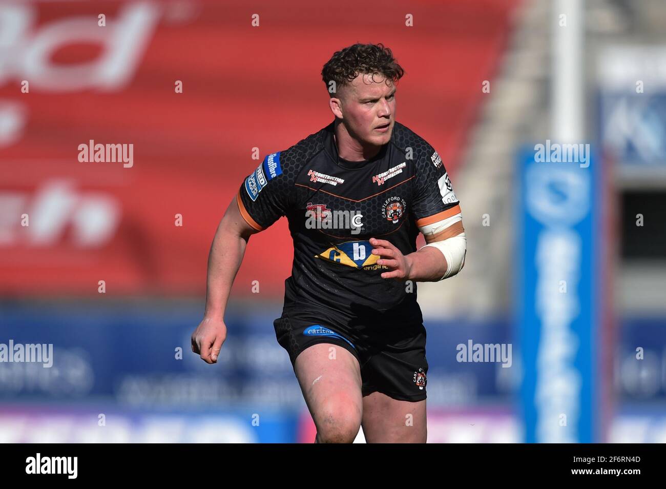 St Helens, Royaume-Uni. 02 avril 2021. Adam Milner (13) de Castleford Tigers pendant le match à St Helens, Royaume-Uni, le 4/2/2021. (Photo de Richard long/News Images/Sipa USA) crédit: SIPA USA/Alay Live News Banque D'Images