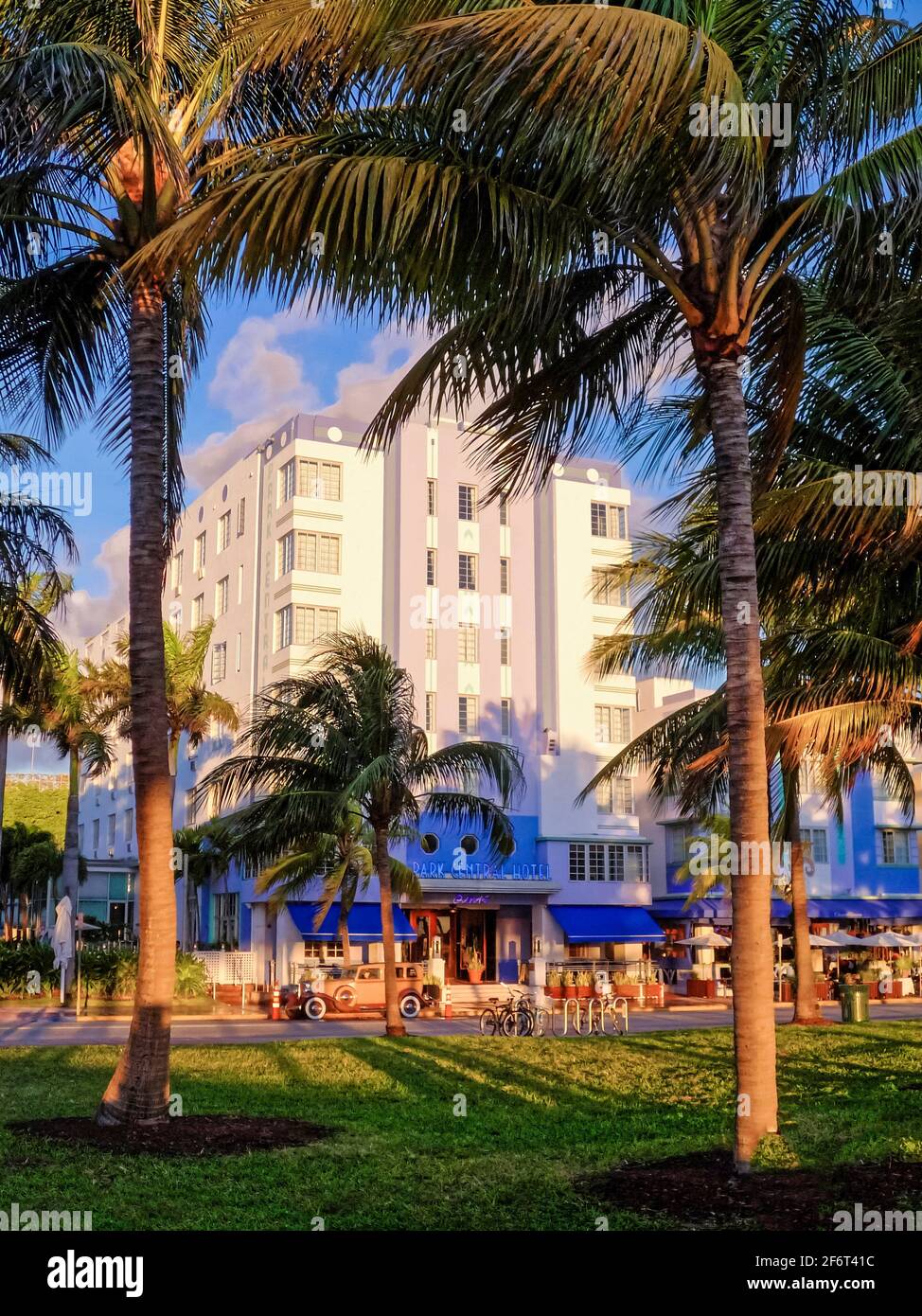 Ocean Drive. Miami Beach. La Floride. USA. Banque D'Images
