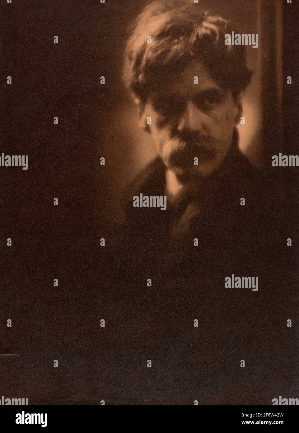 Clarence H. blanc. Alfred Stieglitz-1907/08-Clarence H. White American, 1871-1925. Imprimé platine. 1907-1908. États-Unis. Banque D'Images