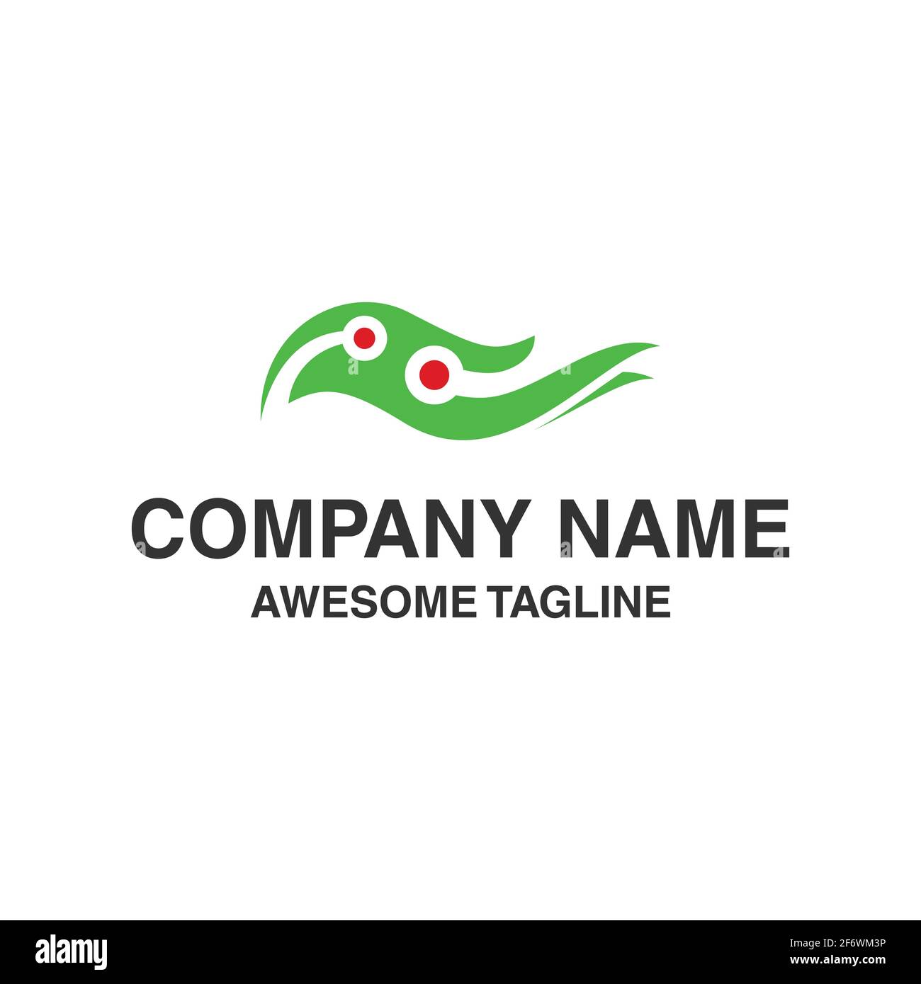 logo abstrait de la technologie de soin des mains. main avec symbole de carte de circuit imprimé. modèle de logo prêt à l'emploi Illustration de Vecteur