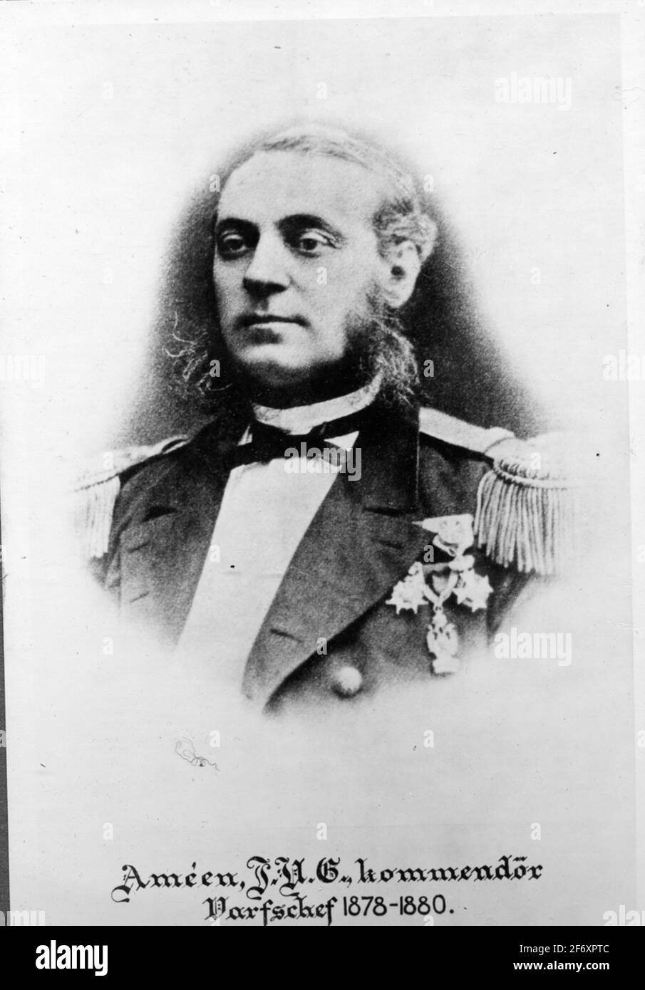 Commandant Jng Ameén Shuttle 1878-1880 reproduction.Commander JNG Ameén Shuttle 1878-1880 Reproduction Banque D'Images