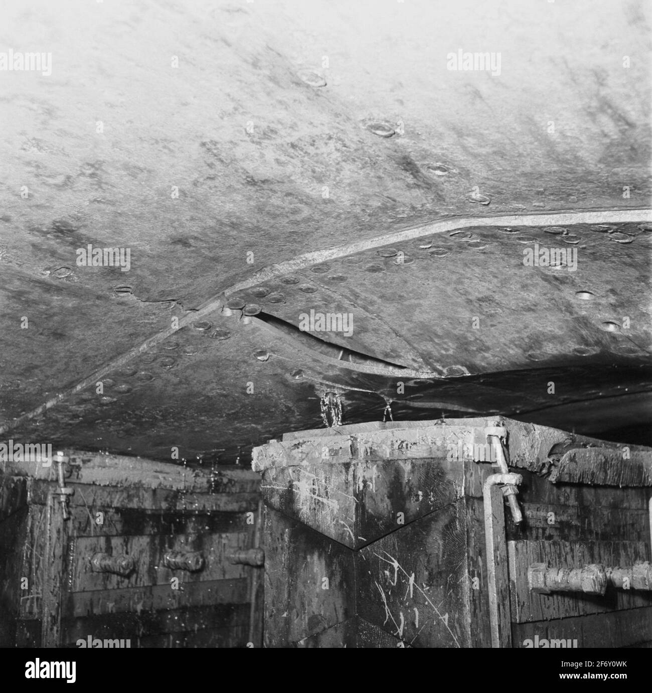 Blessure au sol du cargo italien.Suède, Blekinge, Blekinge, Karlskrona, Karlskrona, Sabots de guerre externes (représentés, ville) Banque D'Images